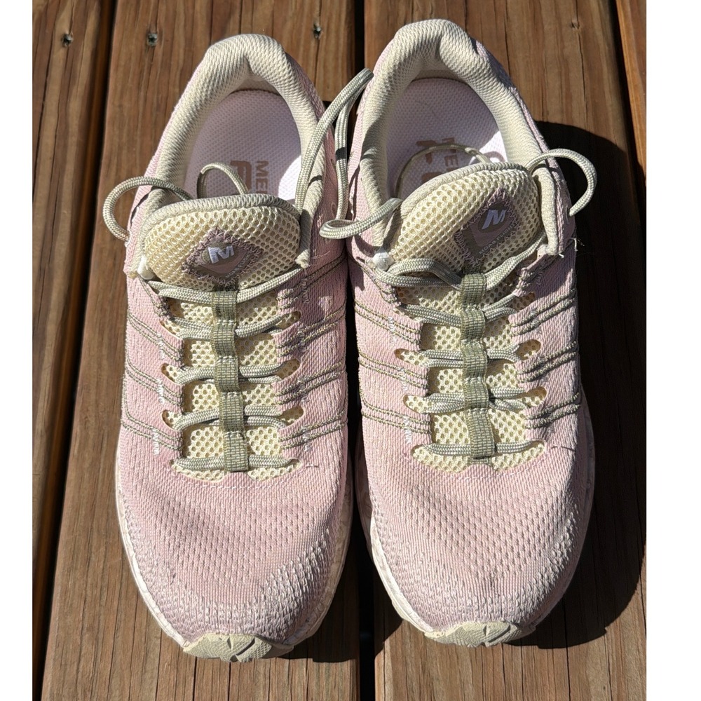 Merrell Moab Flight Pink Cream Trail Running Shoes Womens 8.5 Hiking Gorpcore